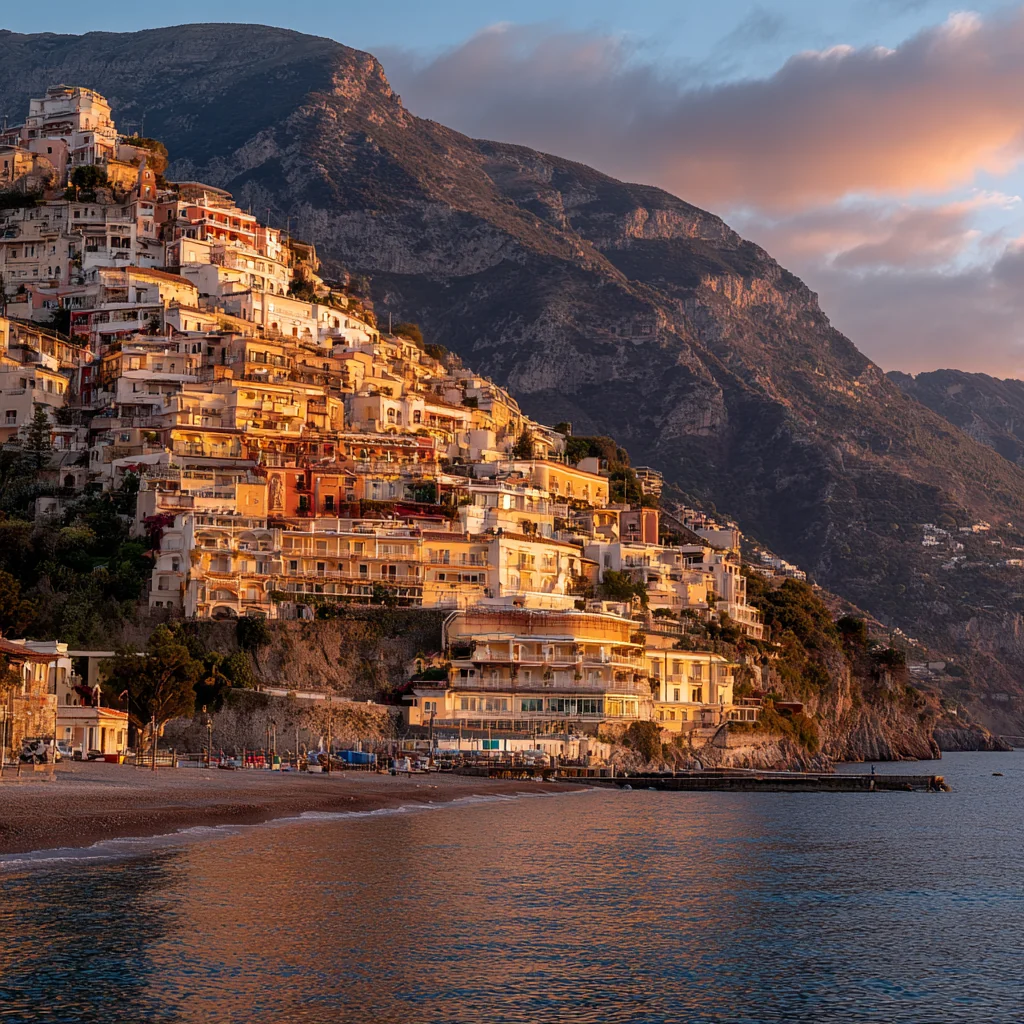 Viaggiatrice felice sul Lago di Garda durante un tour organizzato